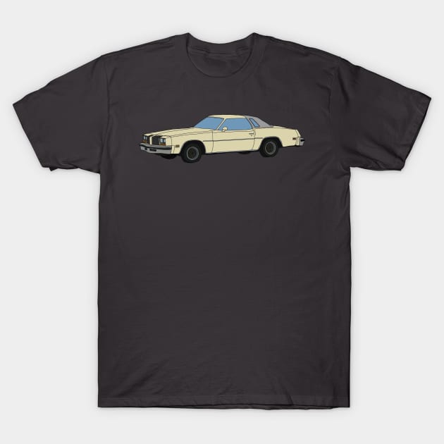 Hand Drawn Oldsmobile Cutlass Supreme T-Shirt by ItsRTurn